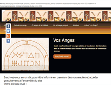 Tablet Screenshot of anges.spiritualites.fr